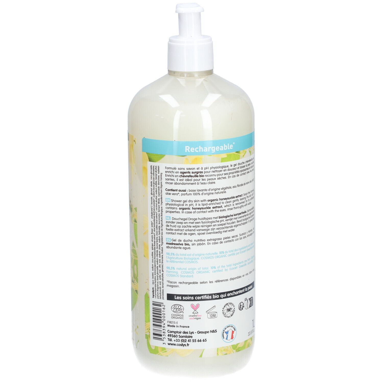 COSLYS Gel Douche Nourrissant Surgras