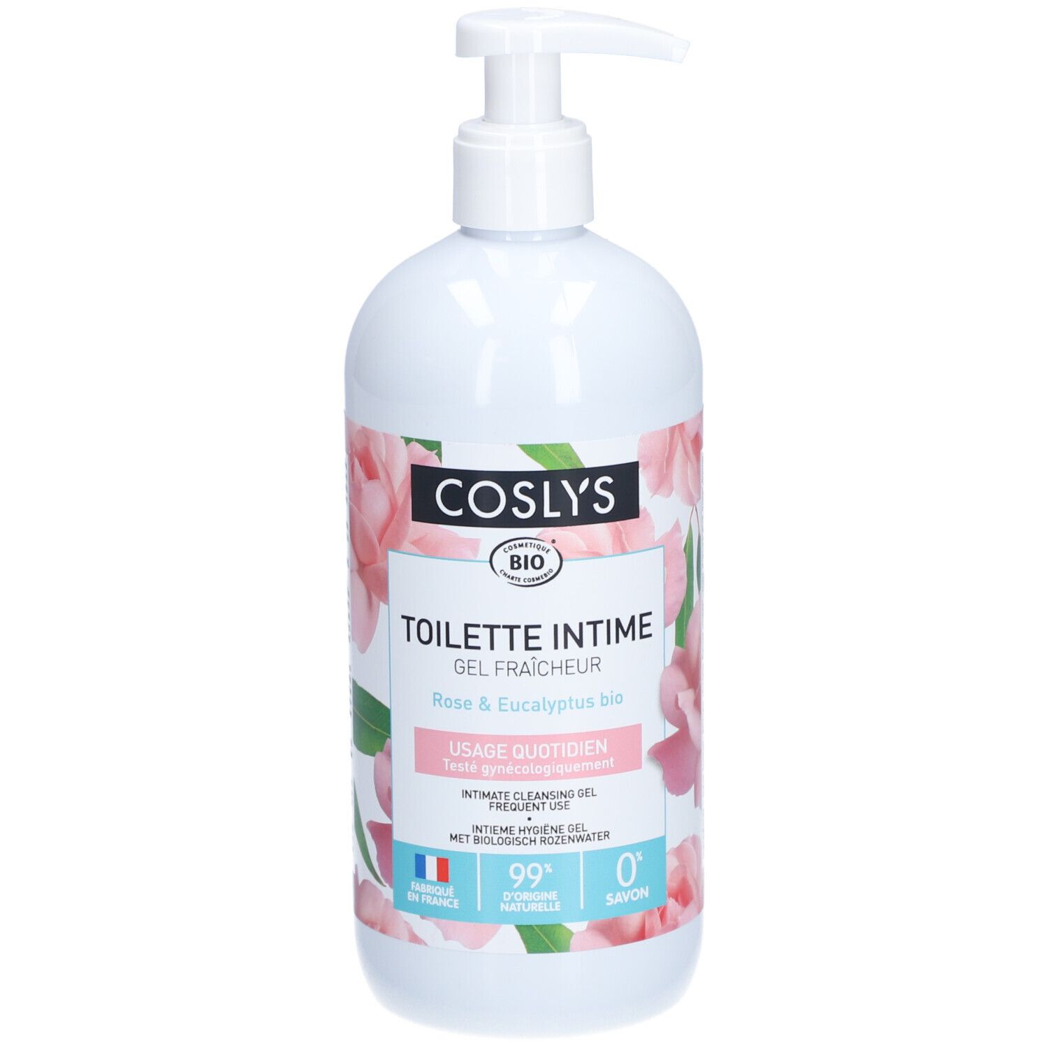 Coslys Gel Toilette Intime Bio Usage Quotidien Rose Et Eucaplyptus