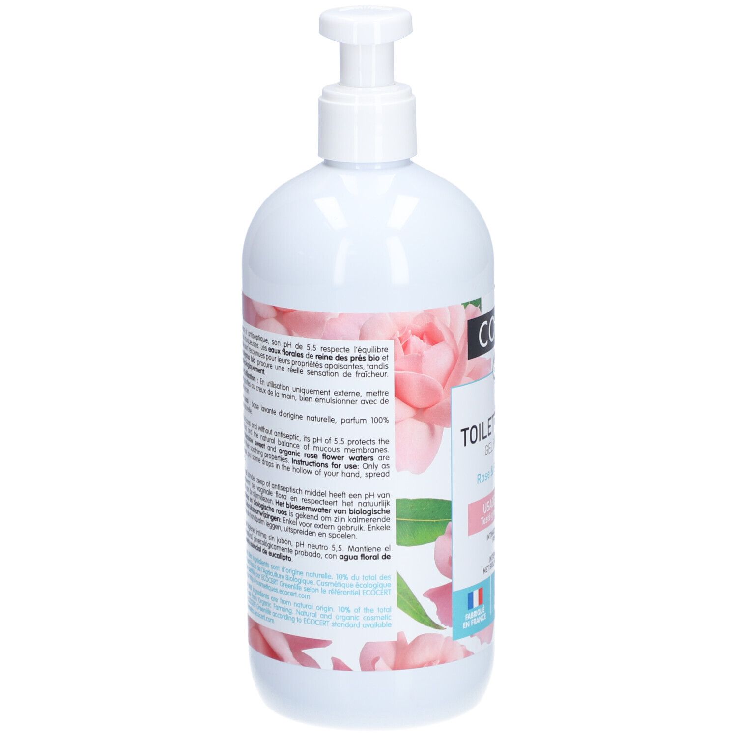 Coslys Gel Toilette Intime Bio Usage Quotidien Rose Et Eucaplyptus