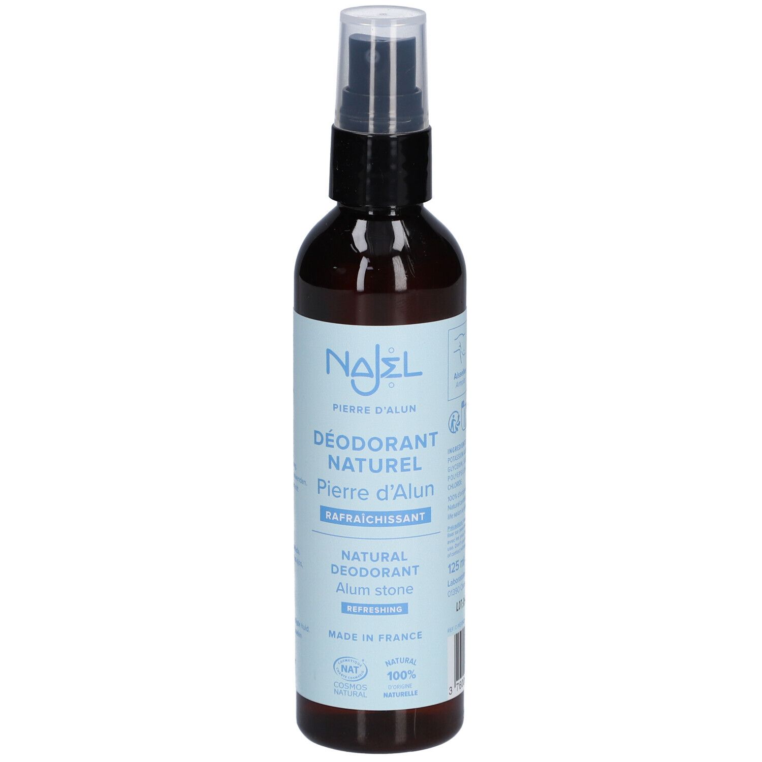 NAJEL Déodorant Pierre D'Alun Naturel Spray