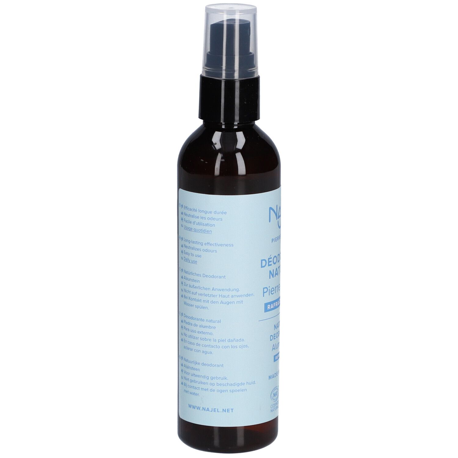 NAJEL Déodorant Pierre D'Alun Naturel Spray