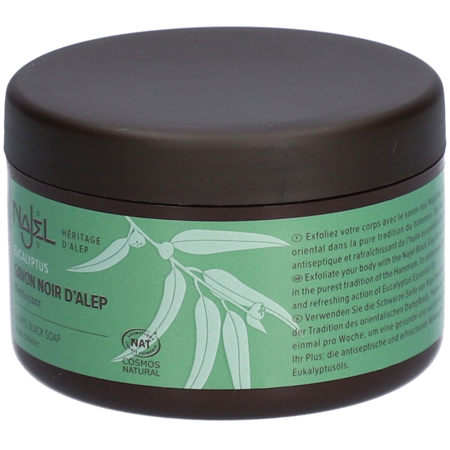 Najel Eucalyptus Savon Noir D'Alep Gommage Corps