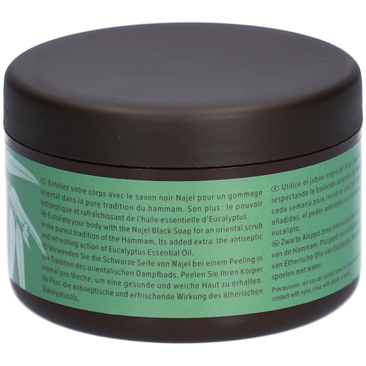 Najel Eucalyptus Savon Noir D'Alep Gommage Corps