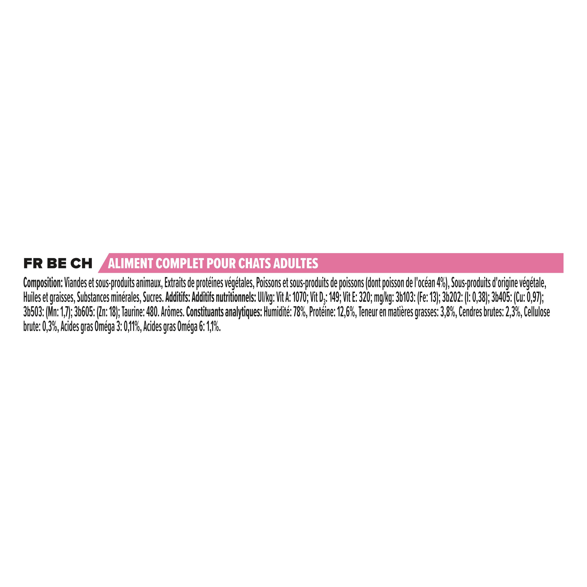Purina Pro Plan Adult Delicate Digestion. Aliment pour chat. Image d'un chat. 10 x 85g. En sauce.