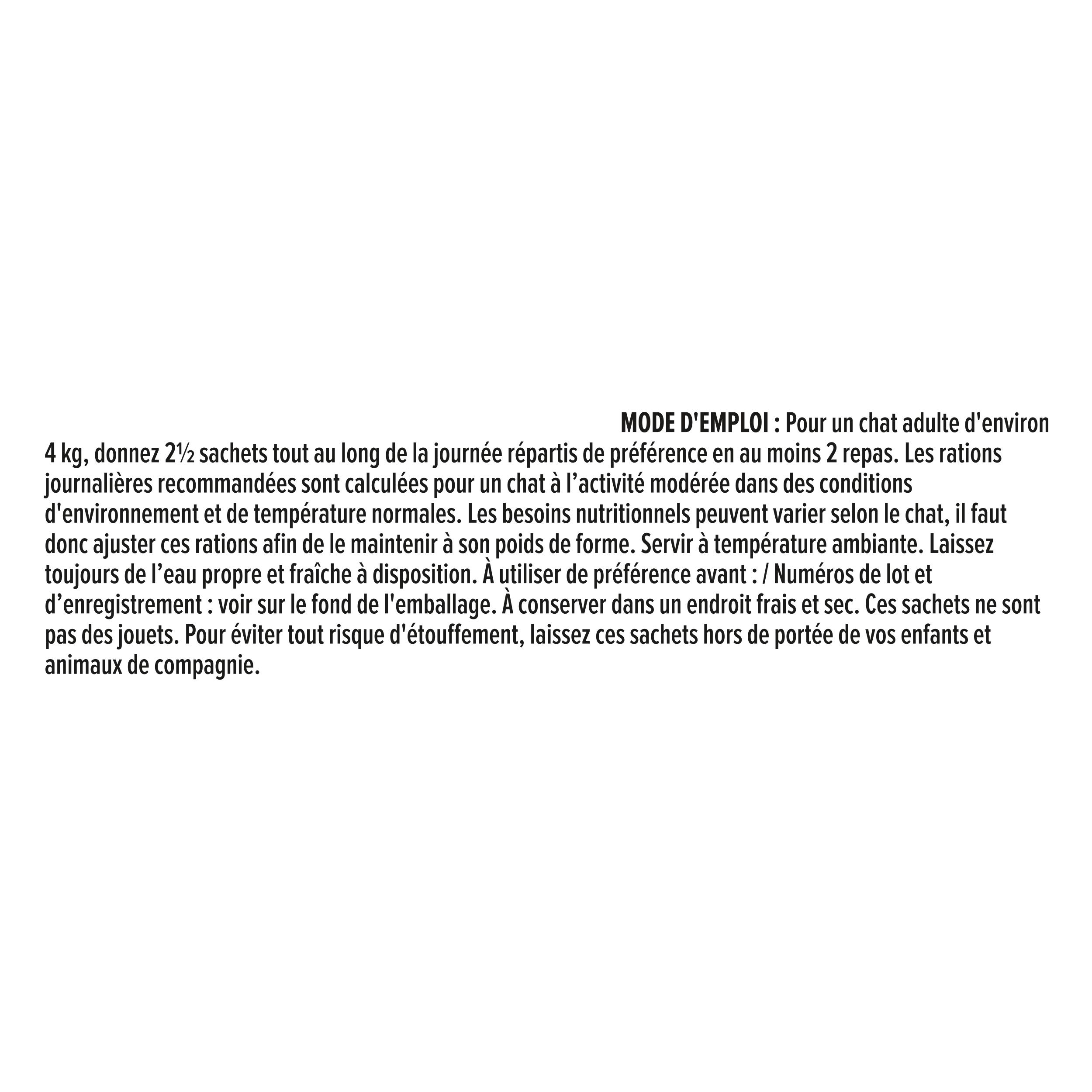 Purina Pro Plan Adulte Stérilisé nourriture humide pour chats, 40x85g sachets.