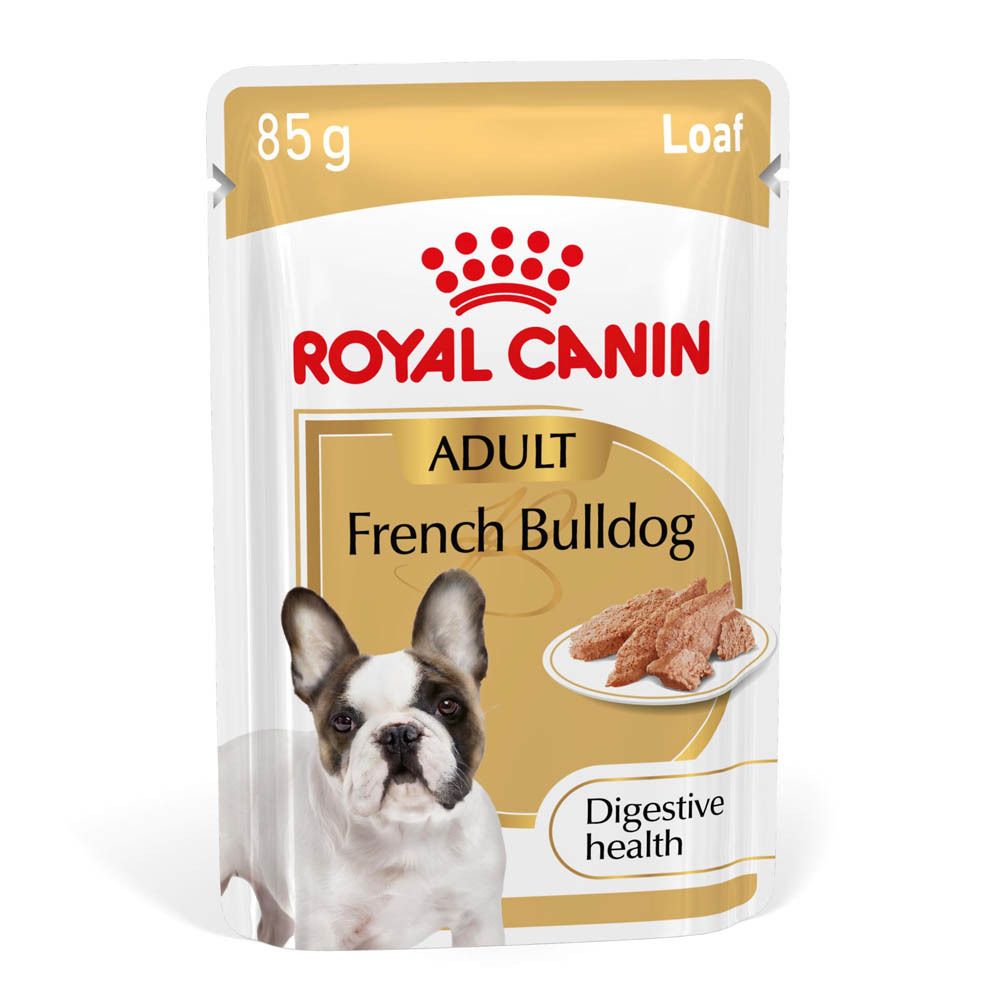 Sachet Royal Canin French Bulldog Adulte Mousse, 85g.