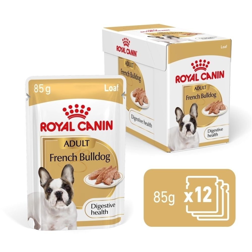 Pack Royal Canin French Bulldog Adulte et un sachet individuel.