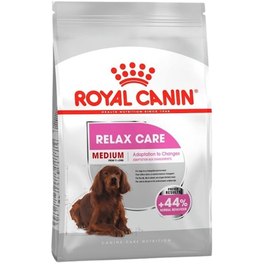 Croquettes Royal Canin Relax Care, sac de 10 kg. Pour chiens de taille moyenne, adaptation aux changements.