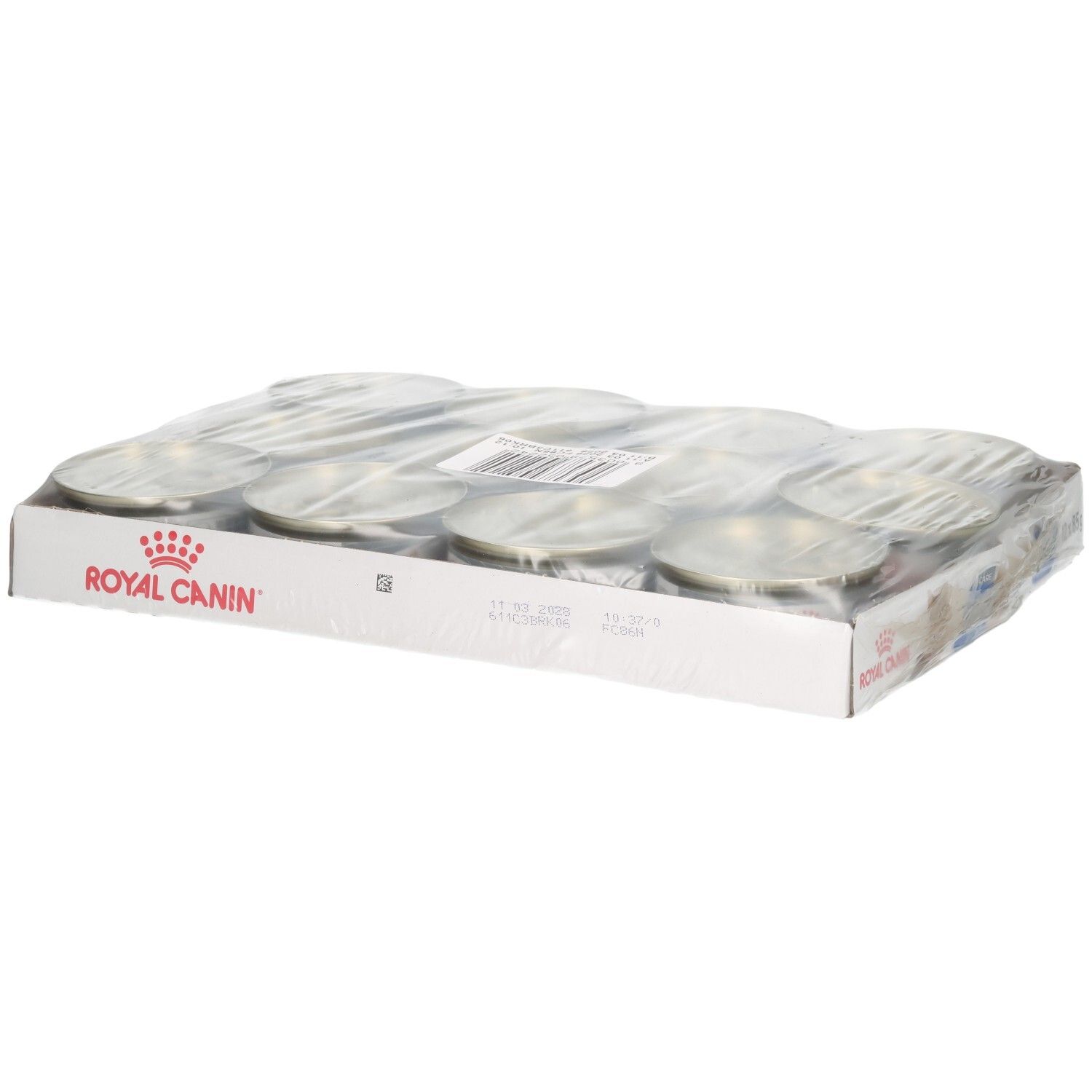 Mousse Royal Canin Light Weight pour chats, pack de 12x85g.