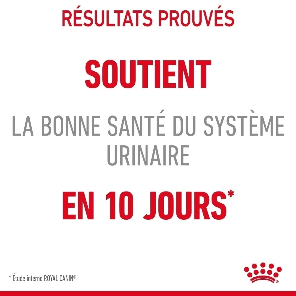 Royal Canin Urinary Care : Équilibre minéral idéal et pH urinaire bas.