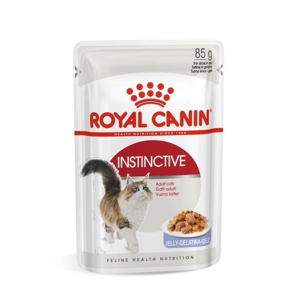 Sachet de nourriture pour chats Royal Canin Instinctive en gelée, 85g.