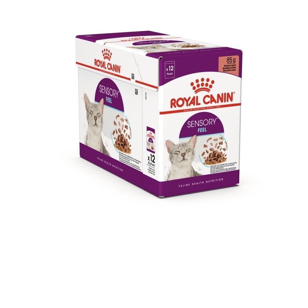 Royal Canin Sensory : Odeur, goût et sensation pour la nourriture pour chats.