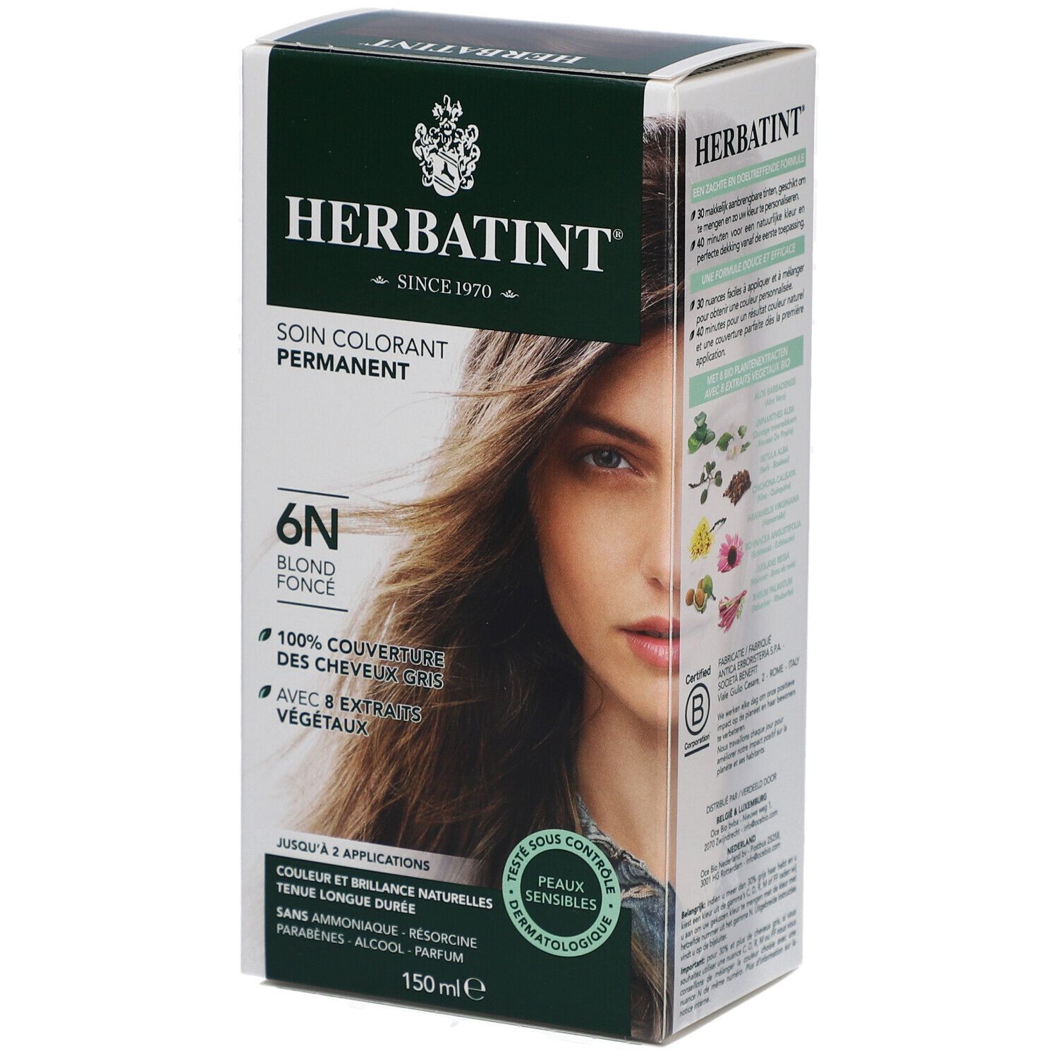 HERBATINT® 6N Soin Colorant Blond Foncé