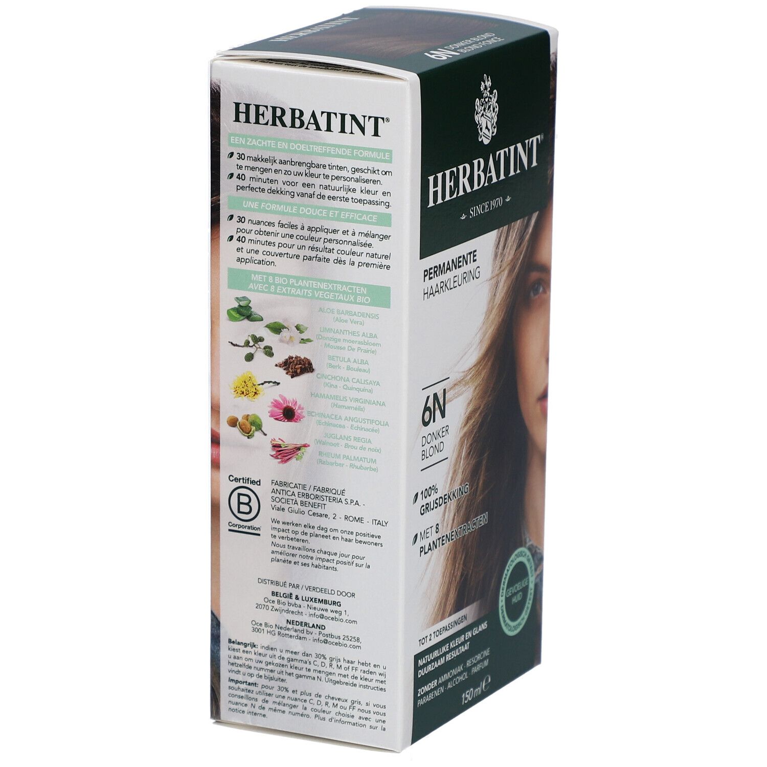 HERBATINT® 6N Soin Colorant Blond Foncé