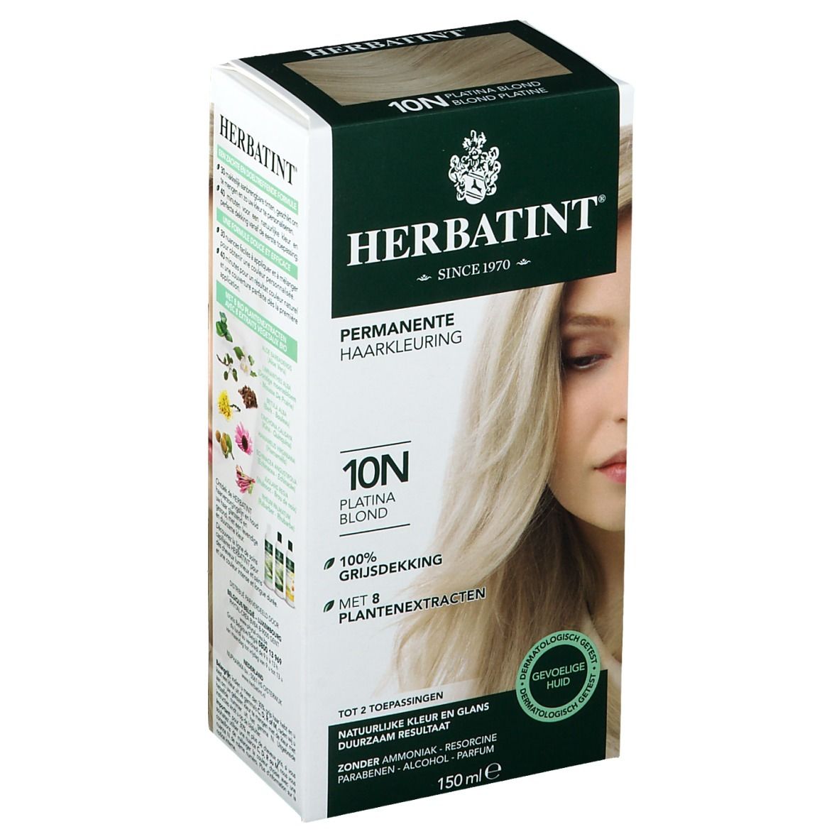 Herbatint Soin Colorant Permanent Blond Platin 10N