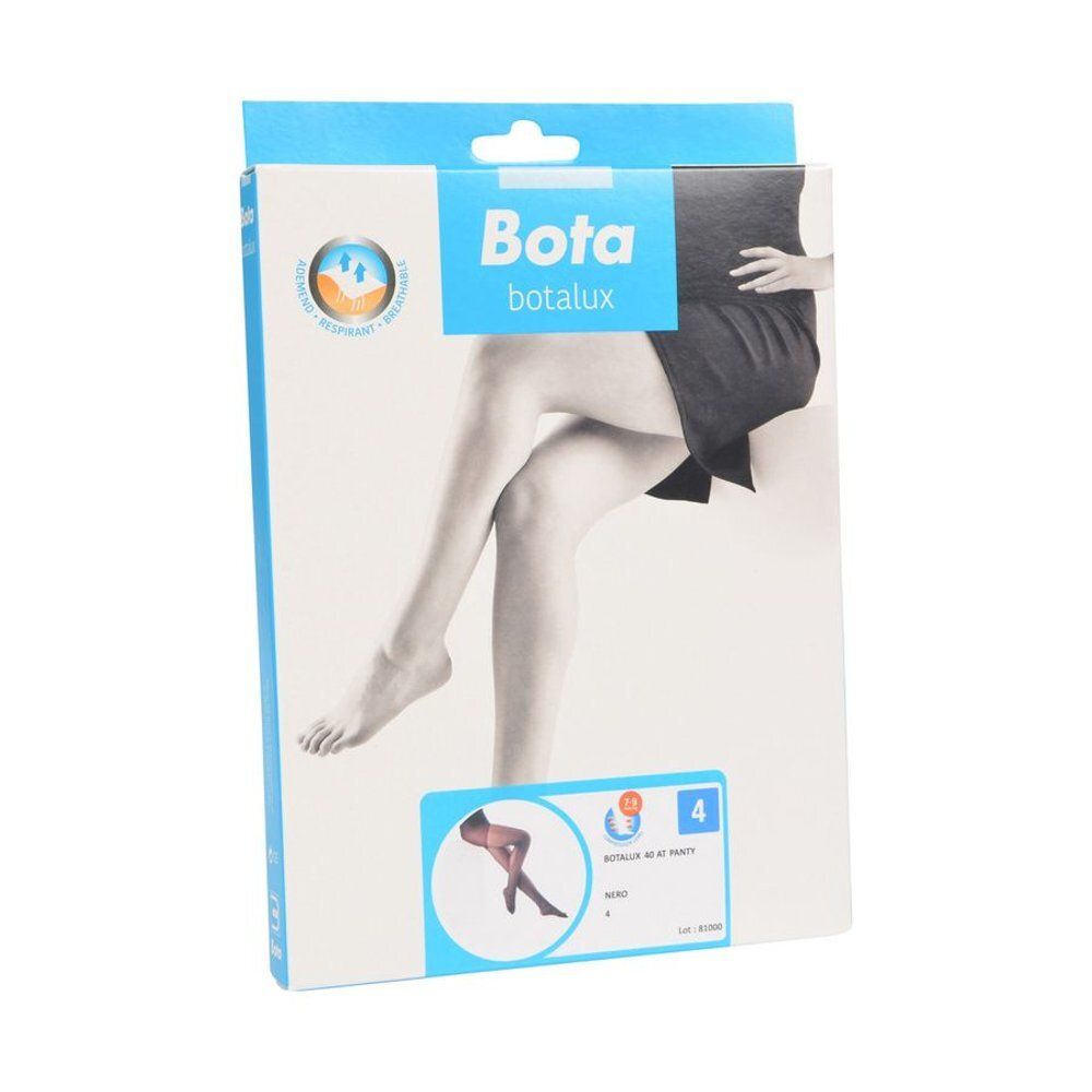 Boîte de Botalux 40 Panty Support Nero N4. Marque Bota. Taille 4.