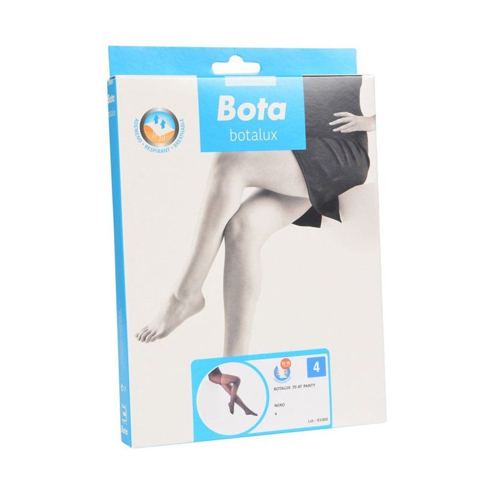 Boîte de collants Bota Botalux 70. Marque et nom du produit clairement visibles.