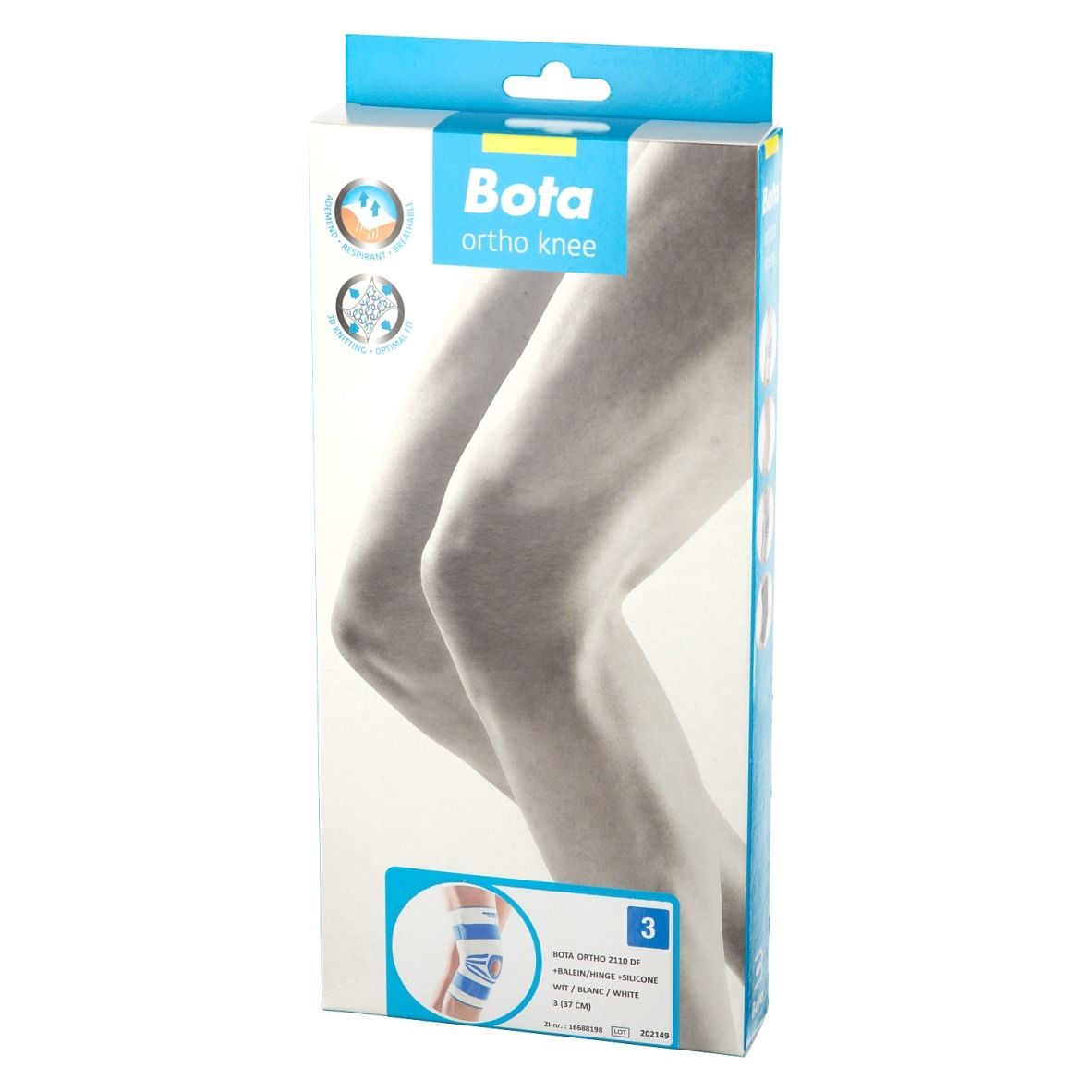 Bota Ortho DF 2110 + Baleine + Silicone Blanc Taille 3