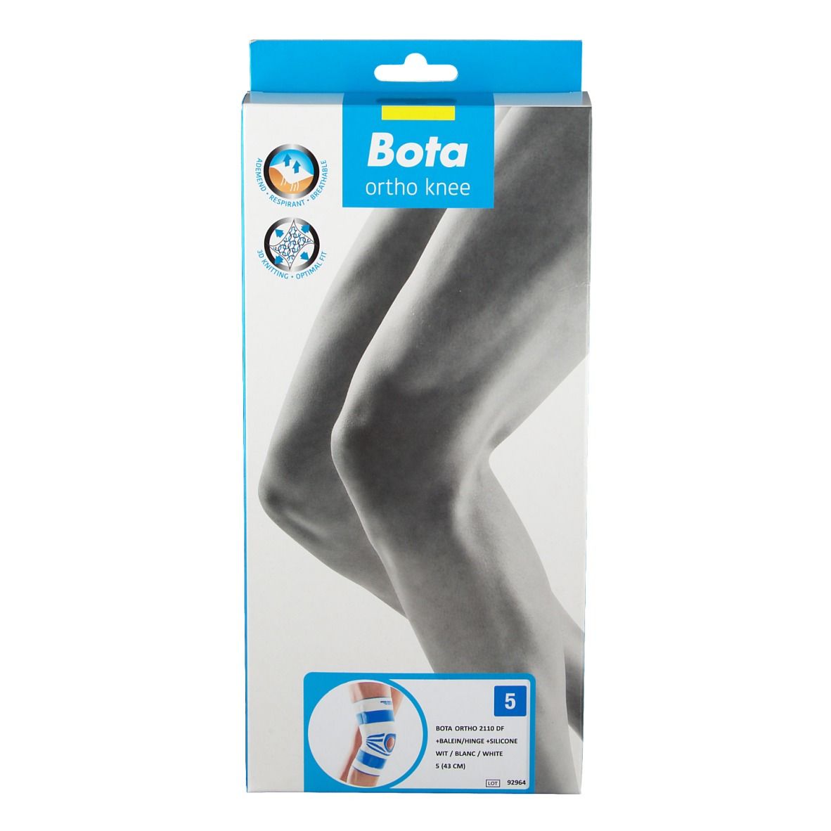 Bota Ortho DF 2110 + Baleine + Silicone Blanc Taille 5