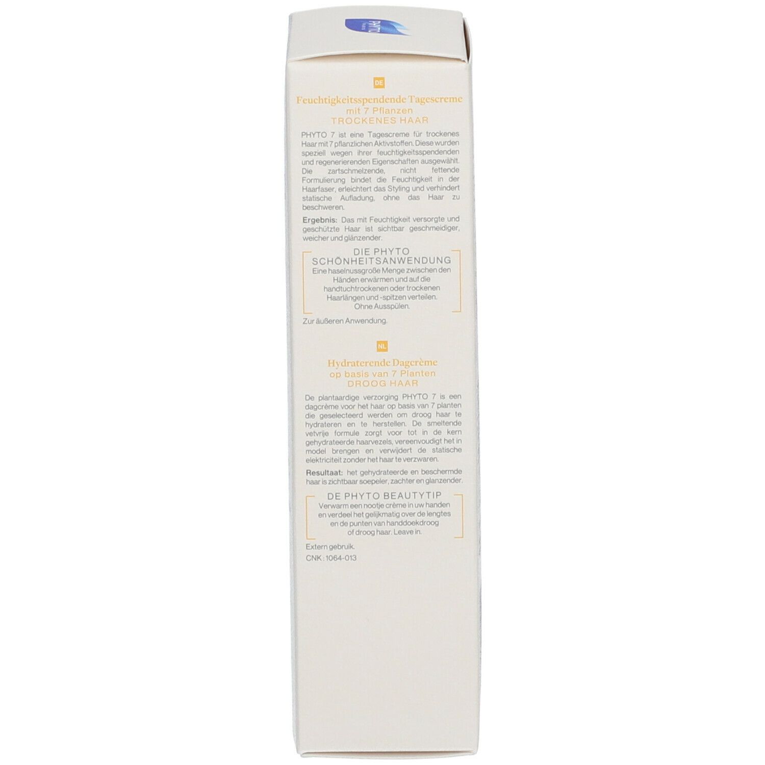 PHYTO PHYTO 7 Crème de Jour Hydratante Cheveux secs