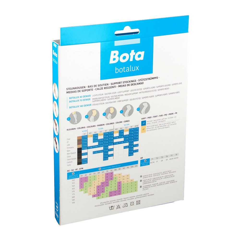Bota Botalux 40 Panty AT+P Nero Taille 6