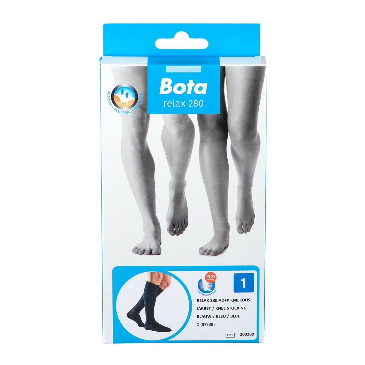 Bota Relax 280 AD +P Bleu Taille 2