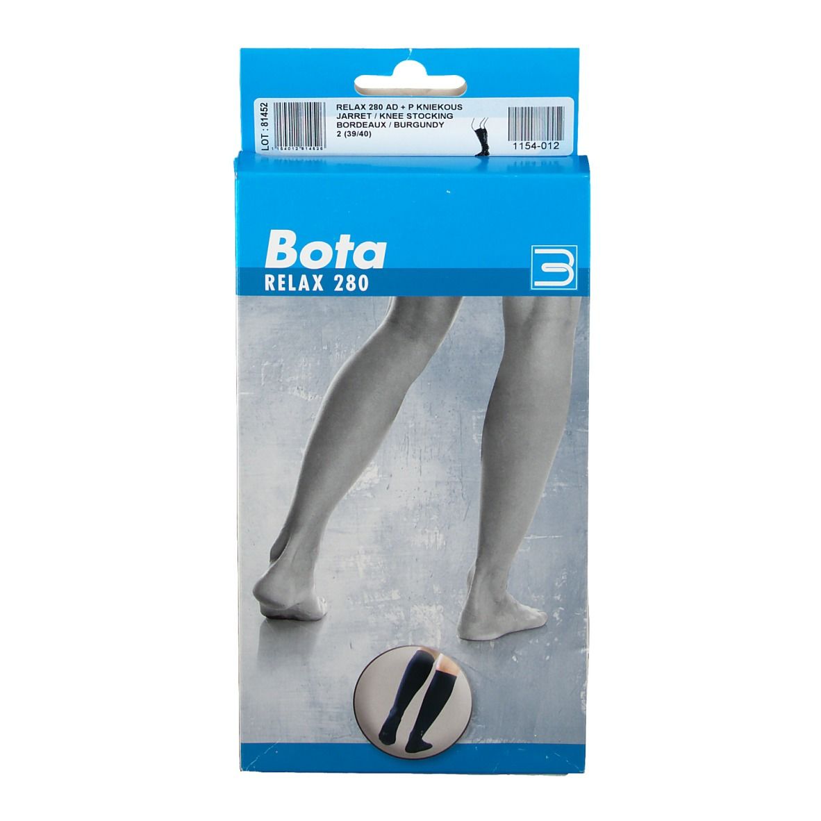 Bota Relax 280 AD Bordeaux