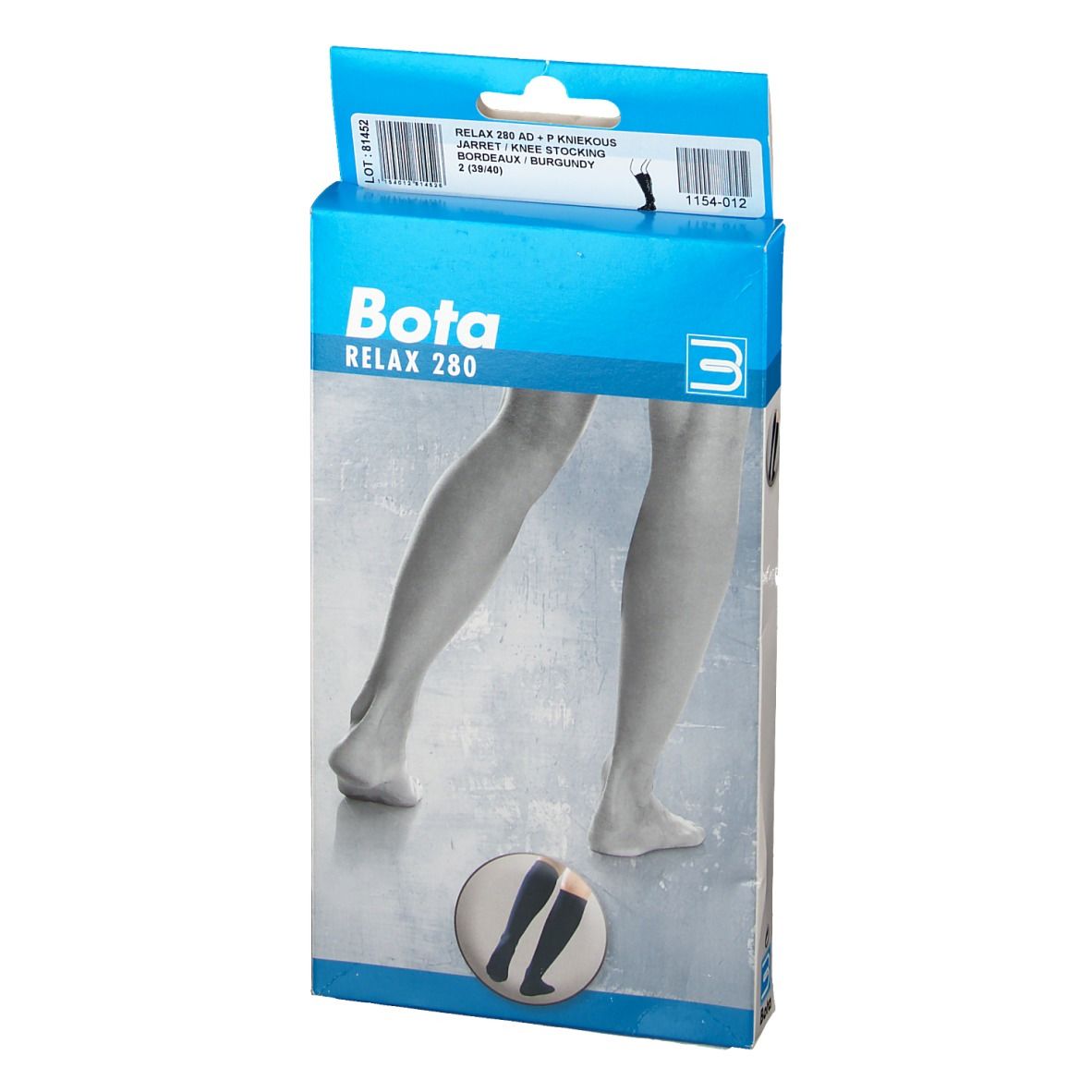Bota Relax 280 AD Bordeaux