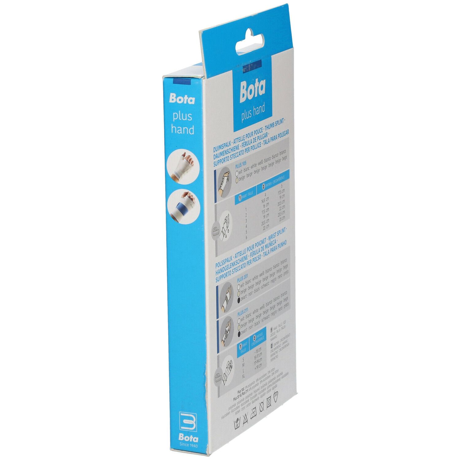 Bota Bande Poignet + Pouce 105 Blanc Taille 1 1 orthèse