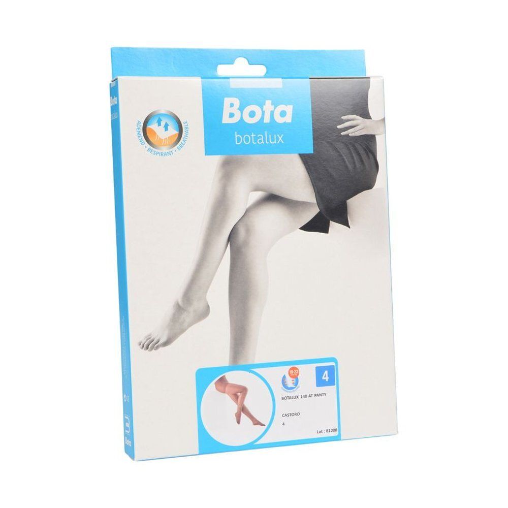 Emballage Bota Botalux 140 AT Grb N2. Logo, image produit, taille 4. Femme avec collants.