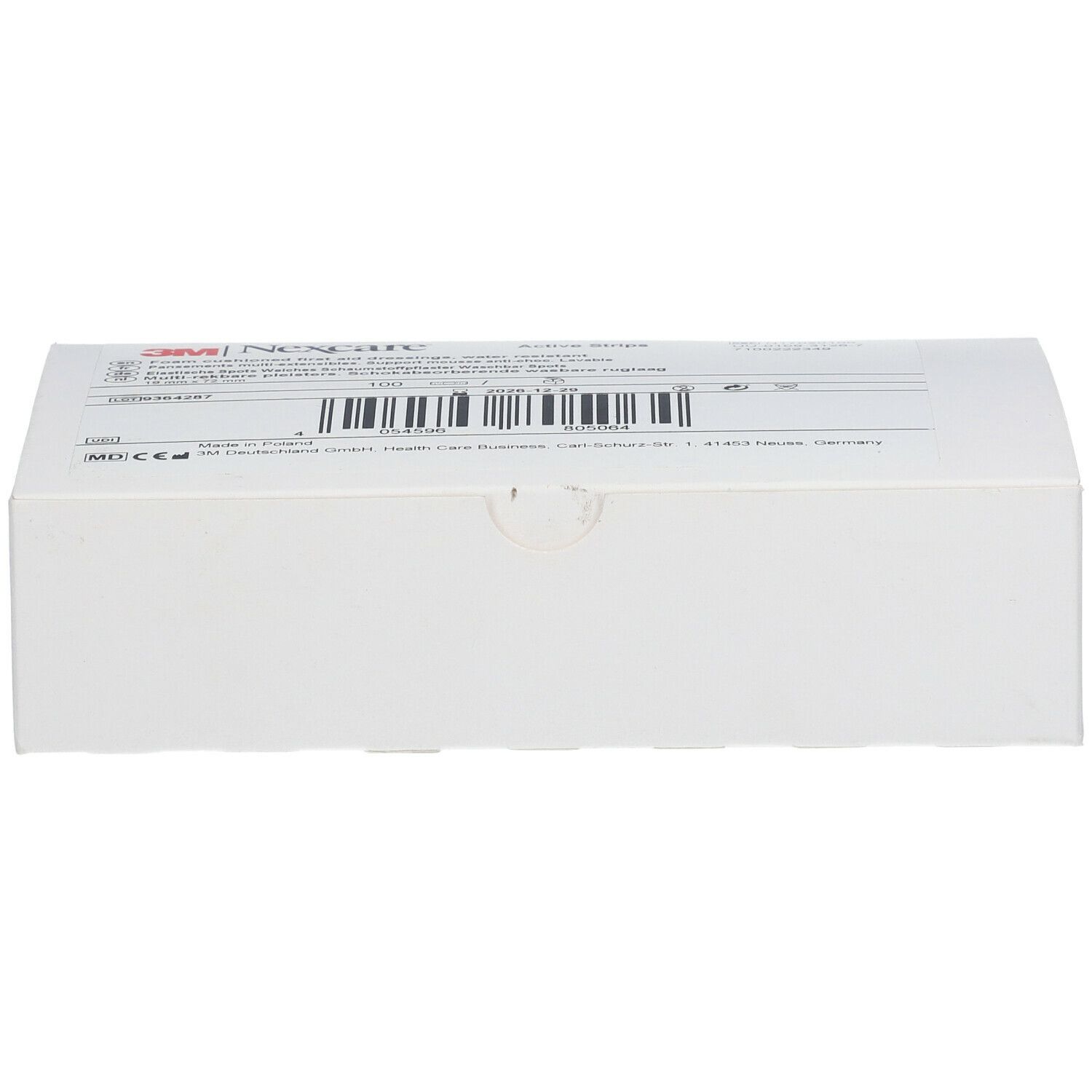 3M™ Nexcare™ Active Strips Pansements hypoallergéniques (1,9 x 7,6 cm) 17020