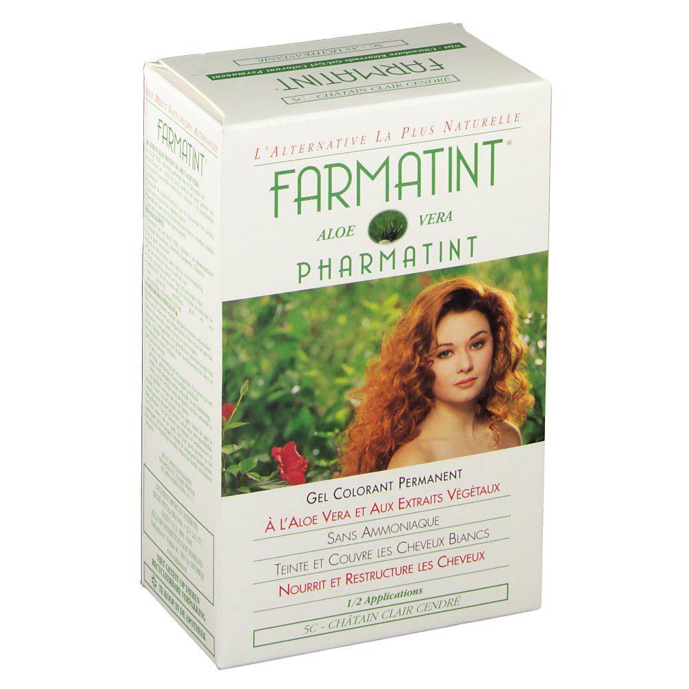 Farmatint® Gel colorant permanent Châtain clair cendré 5C