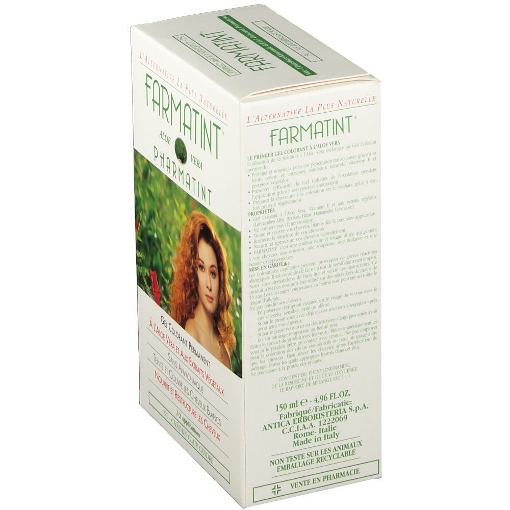 Farmatint® Gel colorant permanent Châtain clair cendré 5C