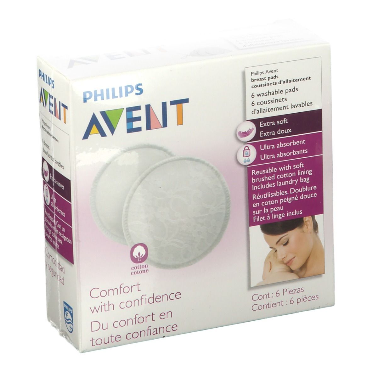 Avent Coussinets d'Allaitement Lavables