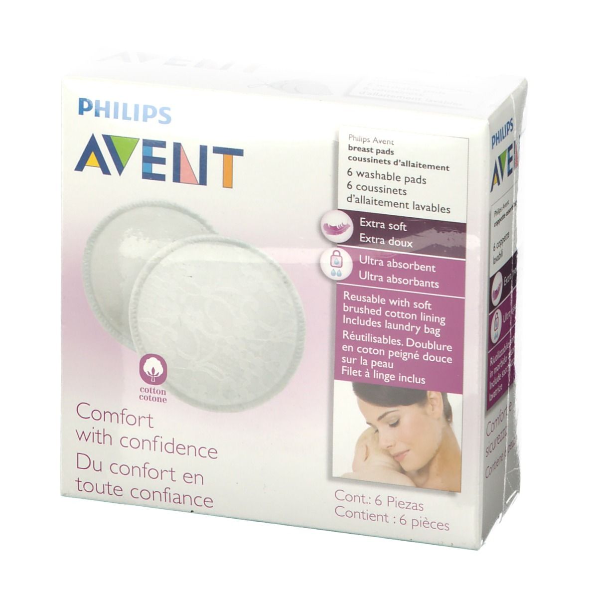 Avent Coussinets d'Allaitement Lavables