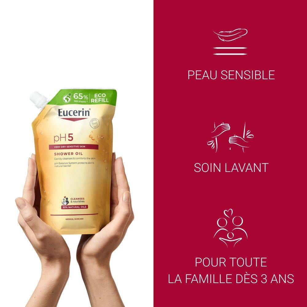 Eucerin® pH5 Huile de Douche Recharge Peau Sensible