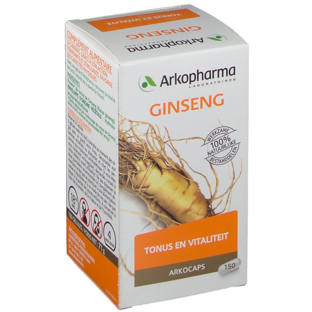 Arkopharma Arkogélules® Ginseng Végétal Tonus et Vitalité