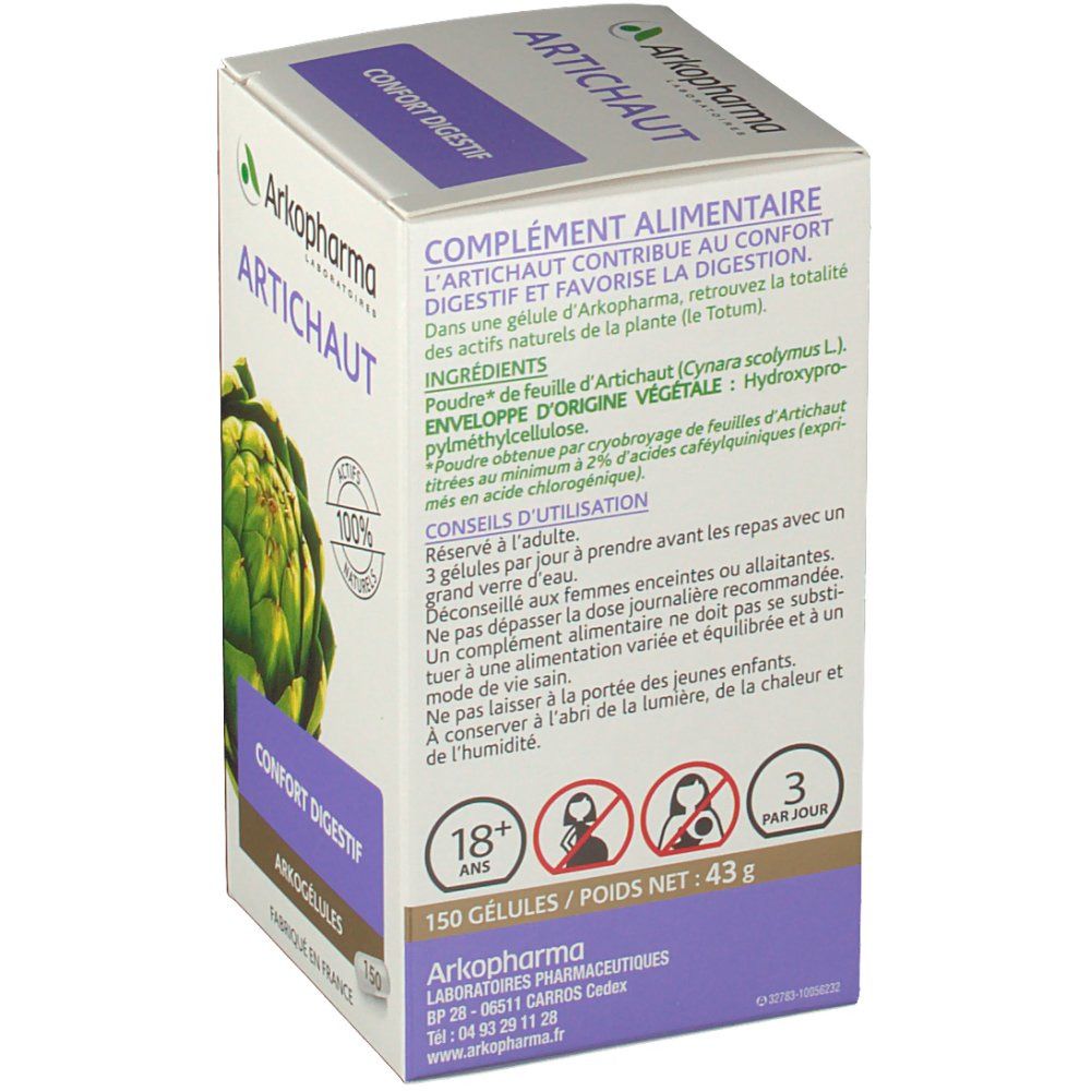 Arkopharma Arkogélules Artichaut