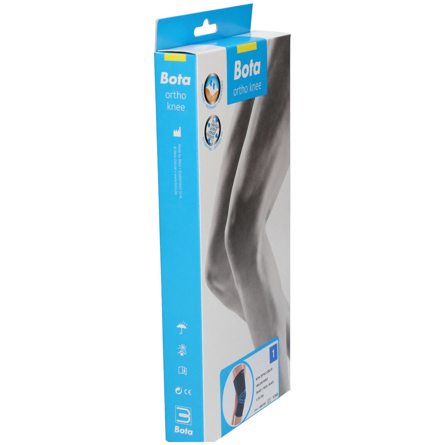 Bota Ortho DF 1000 + Baleine Noir Taille 1