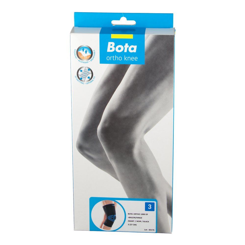 Bota Ortho DF 1000 Bandage pour genou Noir Taille 3