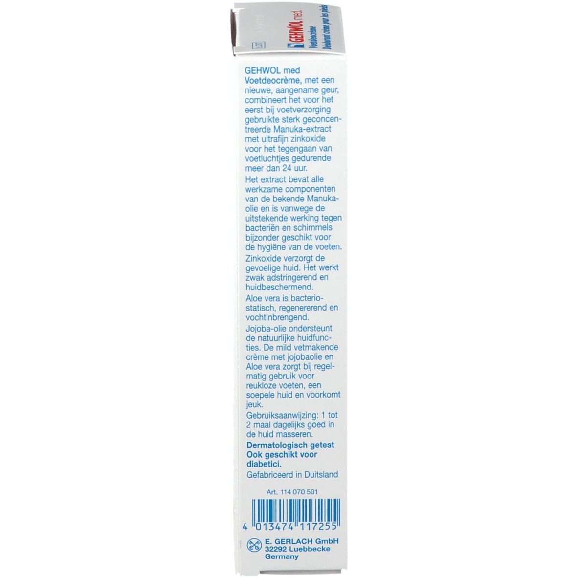 Gehwol med® Deo Crème Pieds