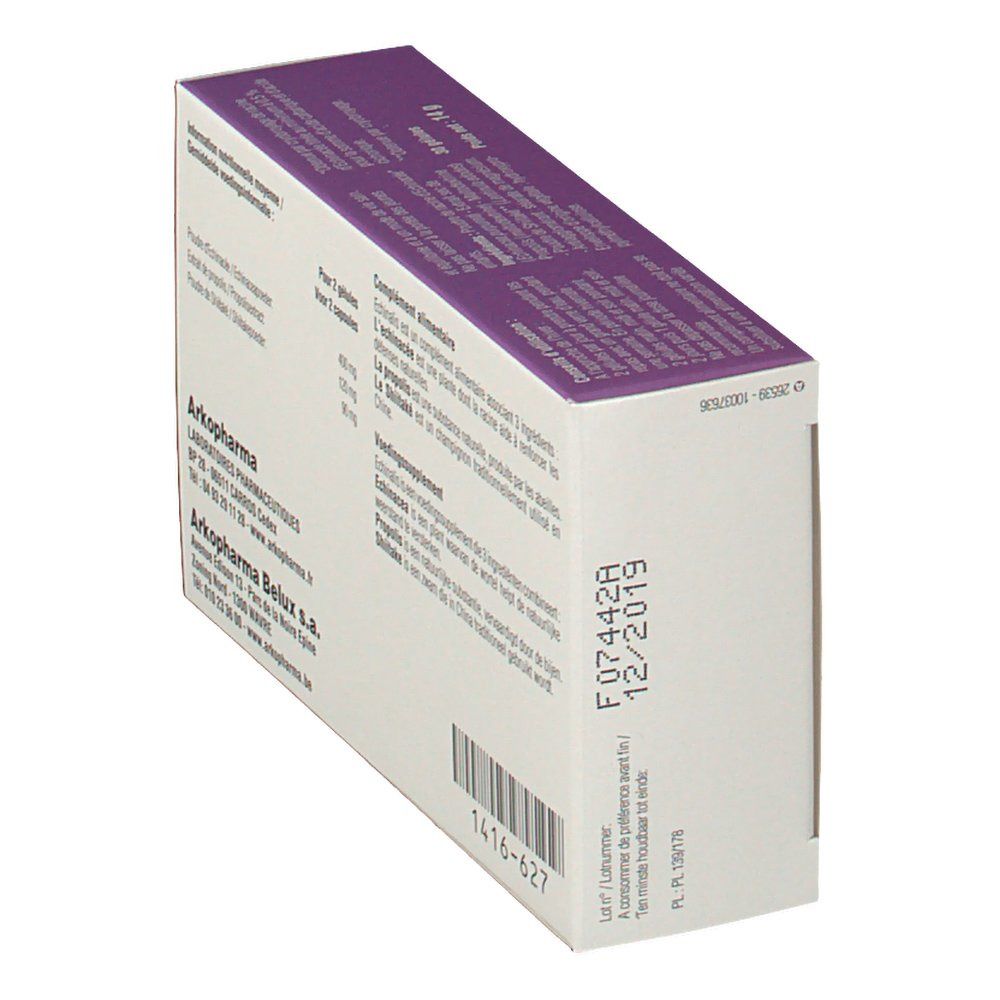 Dos de la boîte "Echinalis". Informations sur les ingrédients et le fabricant.