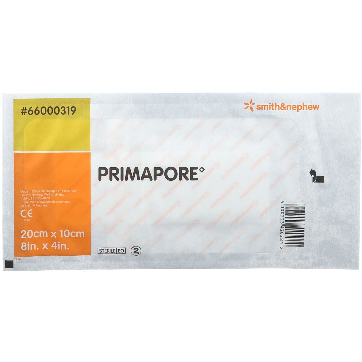 Primapore Bandage Post-opératoire 20 cm x 10 cm