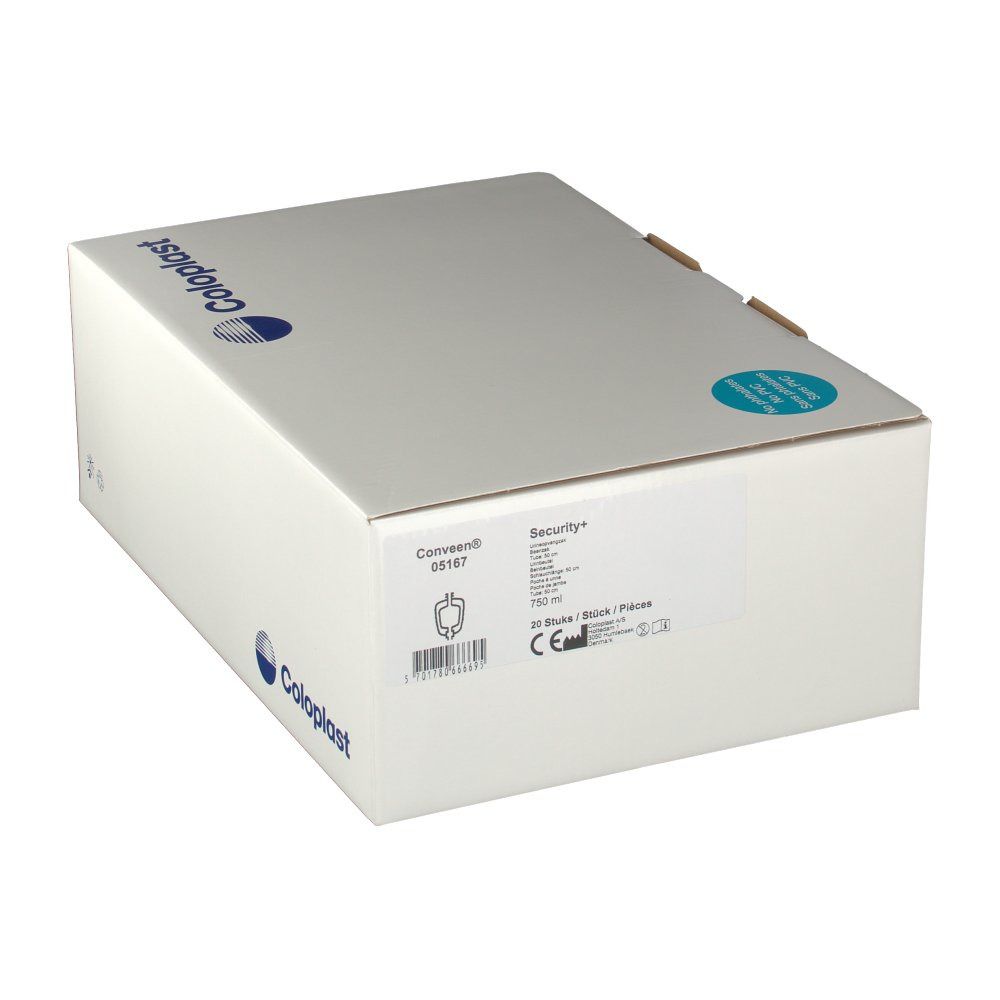 Conveen® Security+ Poches à urine 750 ml