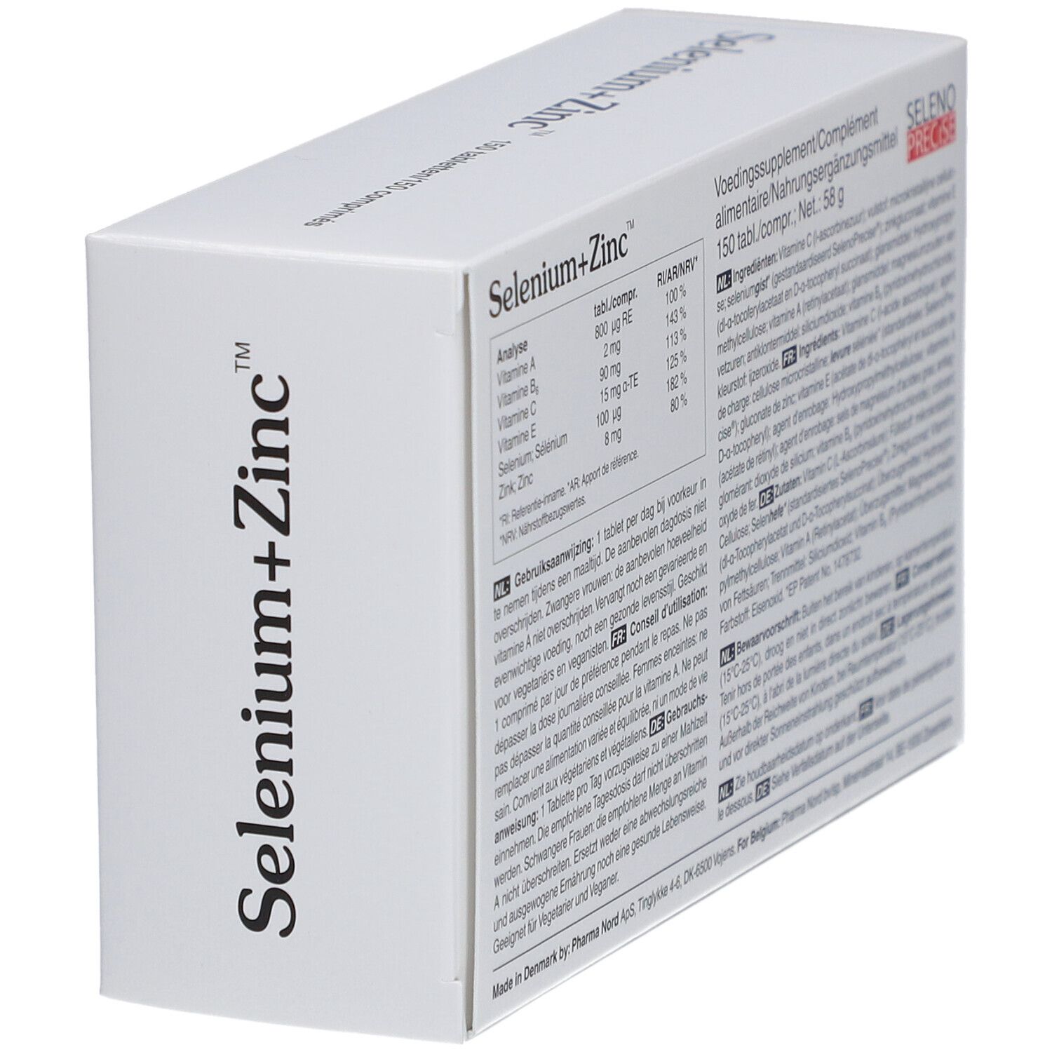 Pharma Nord Selenium+Zinc 150 pc(s) Redcare Pharmacie