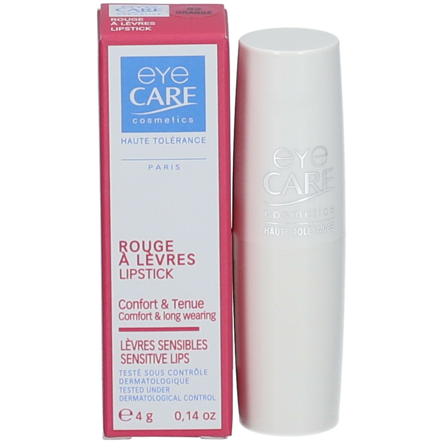 eye CARE Rouge à Lèvres Haute Tolérance Orange 52