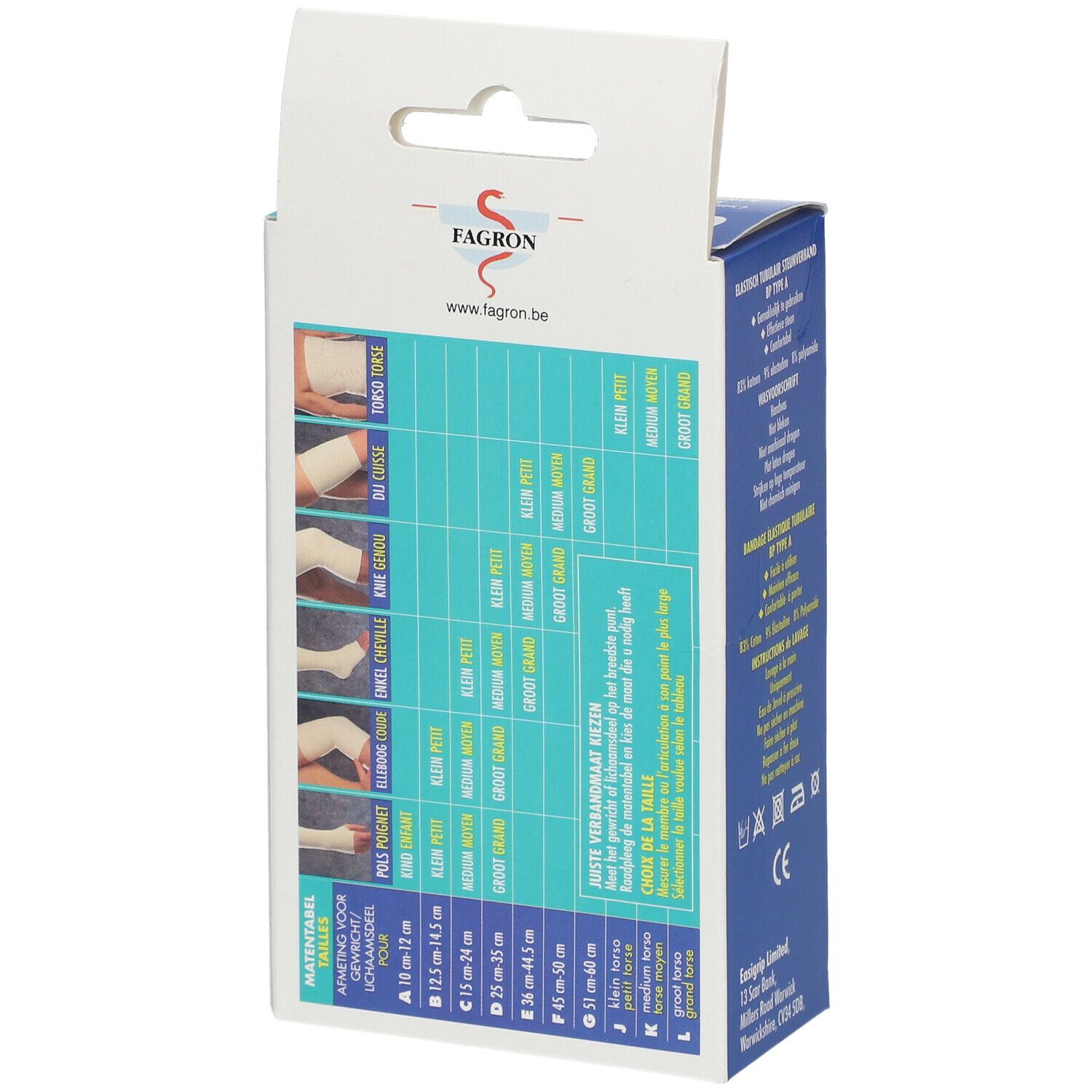 Easigrip® Elast Blanc B 6,25 cm x 1 m