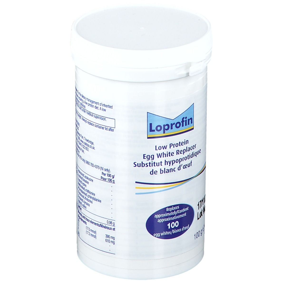 LOPROFIN Substitut hypoprotidique de blanc d'œufs
