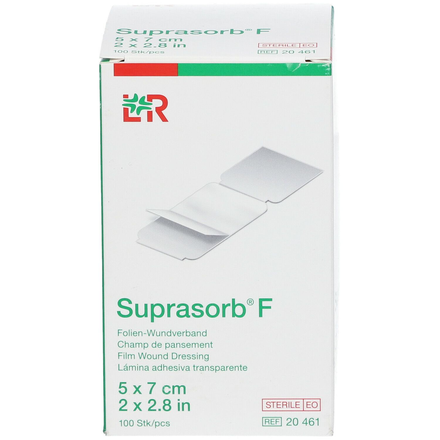Suprasorb® F Pansement film Stérile 5 x 7cm
