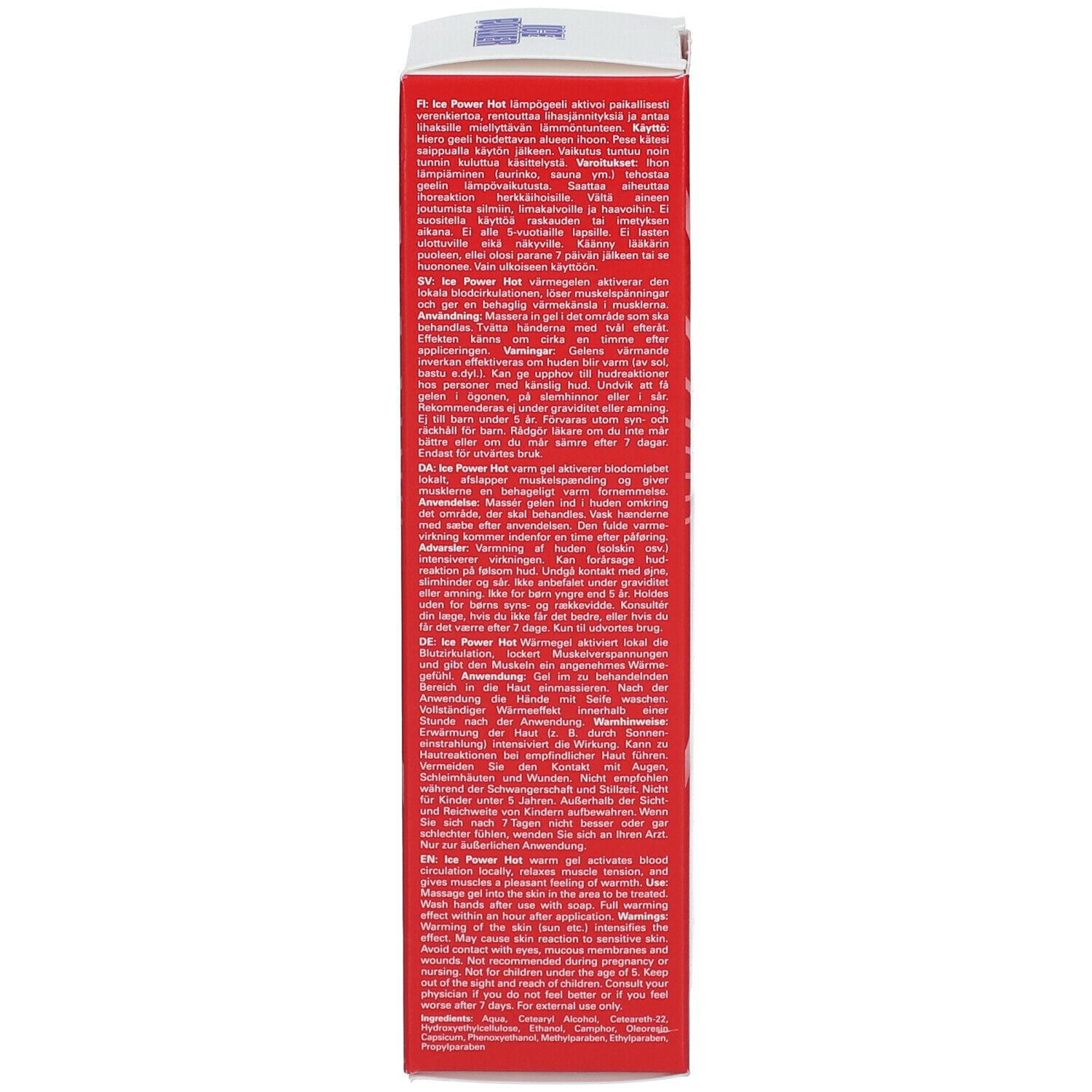 Ice Power Hot Warm Gel